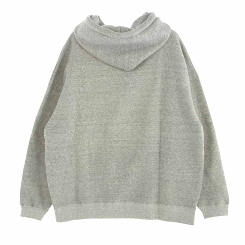 CALEE キャリー 24AW CL-24AW050 L C DROP PULLOVER HD プルオーバー パーカー フーディ グレー グレー系 L【極上美品】【中古】