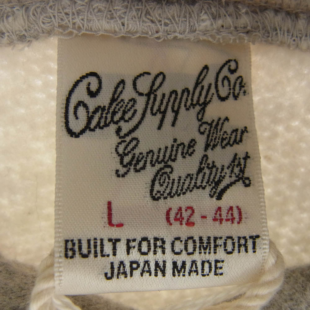 CALEE キャリー 24AW CL-24AW050 L C DROP PULLOVER HD プルオーバー パーカー フーディ グレー グレー系 L【極上美品】【中古】