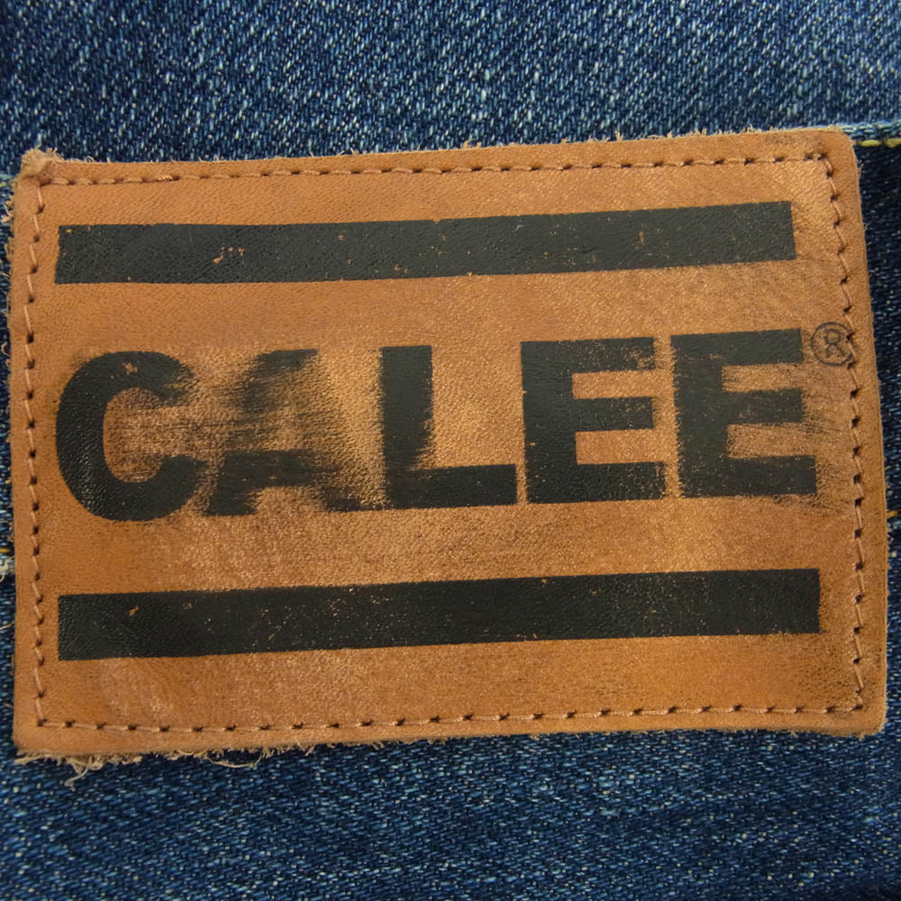 CALEE キャリー 24AW CL-24AW015 VINTAGE REPRODUCT TAPERED DENIM PANTS ヴィンテージ テーパード デニム パンツ インディゴブルー系 36【美品】【中古】