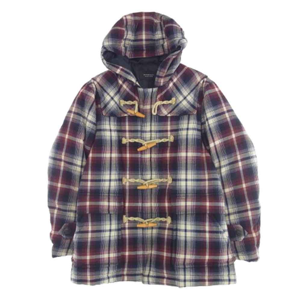 BURBERRY BLACK LABEL バーバリーブラックレーベル D1F32-433-18 チェック ダッフルコート ダウン ジャケット マルチカラー系 L【中古】