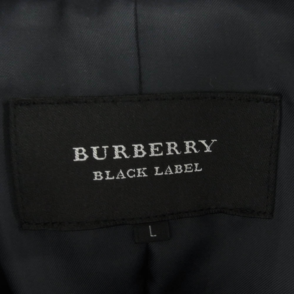 BURBERRY BLACK LABEL バーバリーブラックレーベル D1F32-433-18 チェック ダッフルコート ダウン ジャケット マルチカラー系 L【中古】