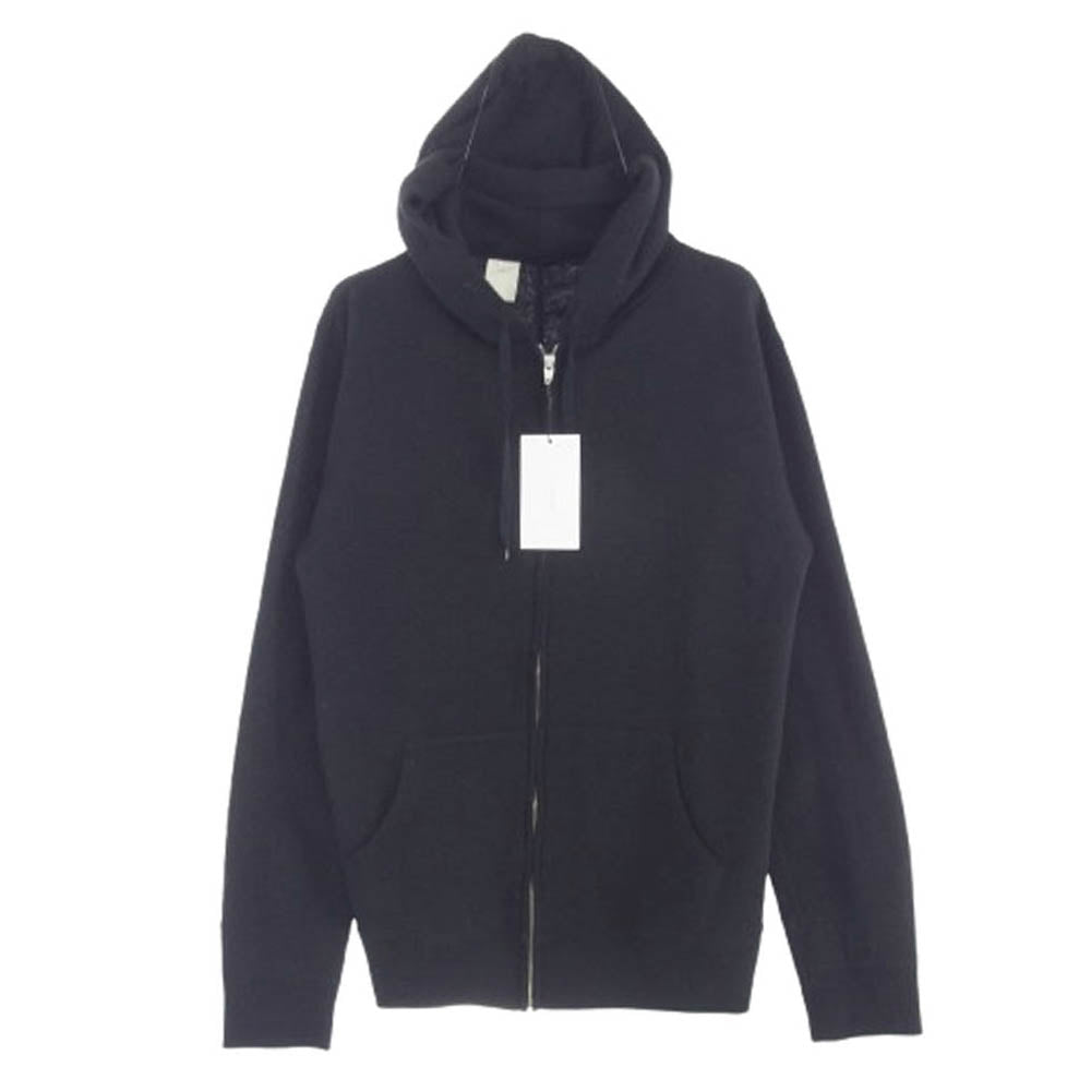 N.HOOLYWOOD エヌハリウッド 47PIECES ZIP UP HOODIE ジップアップ フーディ パーカー ブラック系 44【中古】