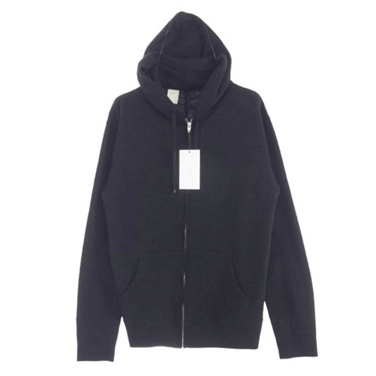 N.HOOLYWOOD エヌハリウッド 47PIECES ZIP UP HOODIE ジップアップ フーディ パーカー ブラック系 44【中古】