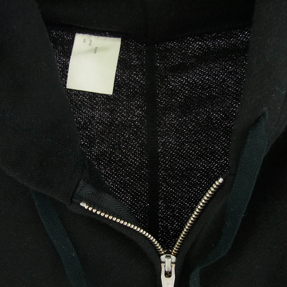 N.HOOLYWOOD エヌハリウッド 47PIECES ZIP UP HOODIE ジップアップ フーディ パーカー ブラック系 44【中古】