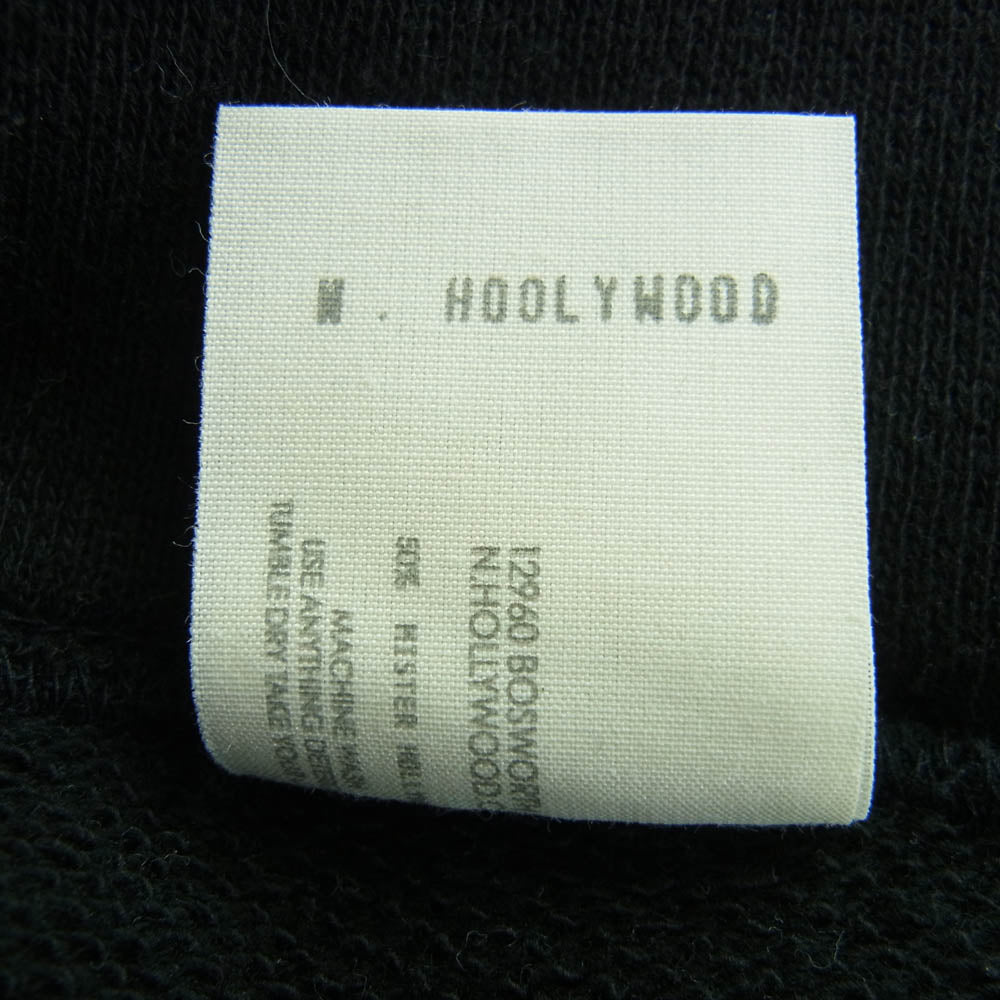 N.HOOLYWOOD エヌハリウッド 47PIECES ZIP UP HOODIE ジップアップ フーディ パーカー ブラック系 44【中古】