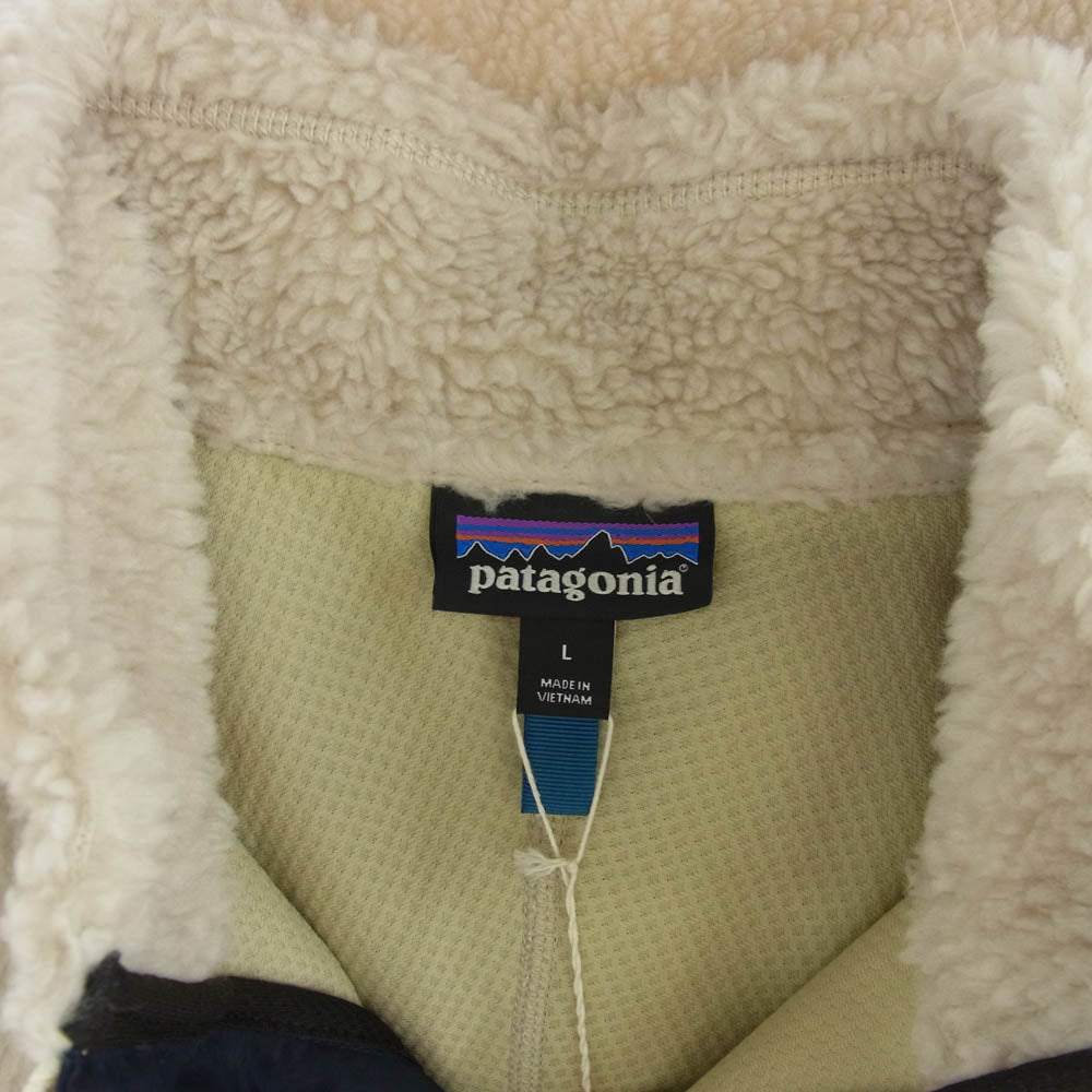 patagonia パタゴニア 20AW STY23056 CLASSIC RETRO-X クラシック レトロX ボアジャケット ベージュ系 L【極上美品】【中古】