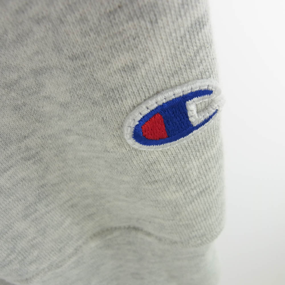 WTAPS ダブルタップス 24AW 242HBCHD-CSM04S C8-B114 × Champion チャンピオン Academy Hooded アカデミー フーディー プルオーバーパーカー グレー系 M【美品】【中古】