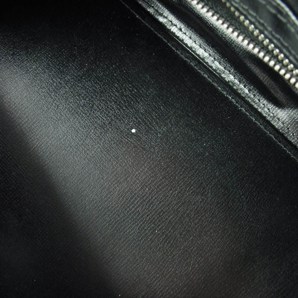 COMME des GARCONS コムデギャルソン GI-K202 オールドテキスト ロゴマディソン バッグ フェイクレザー ハンドバッグ ブラック系【中古】