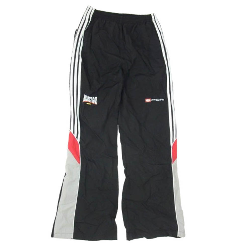 プロジェクトジーアール RETRO BAGGY NYLON TRACK PANTS 裾ジップ レトロバギー ナイロン トラック パンツ ブラック系 3【中古】