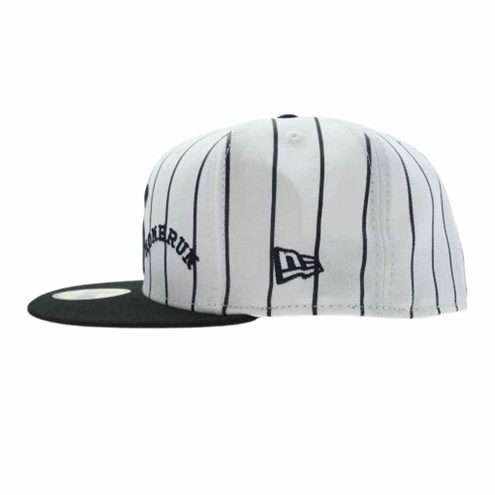 Supreme シュプリーム 25ss x Homerun S Logo New Era Stripe ホームラン エス ロゴ ニューエラ キャップ ホワイト系 ブラック系【新古品】【未使用】【中古】