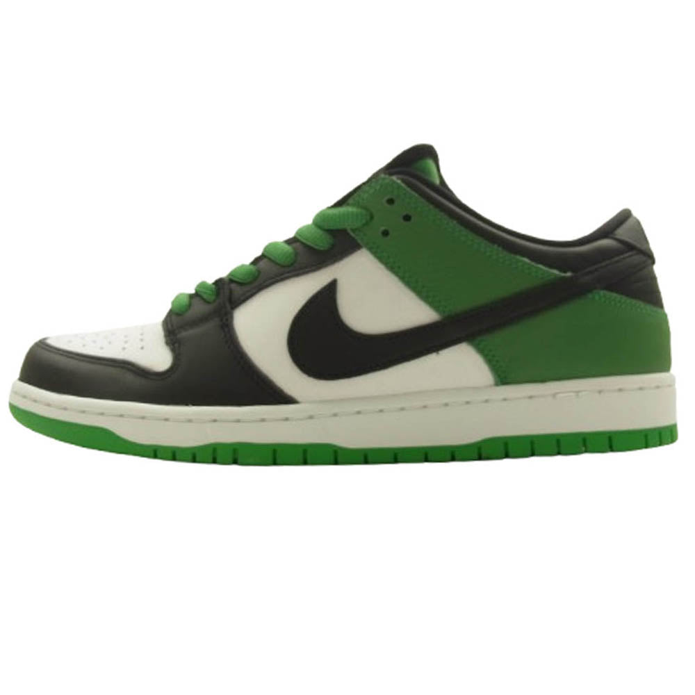 NIKE ナイキ BQ6817-302 SB Dunk Low Pro Black and Classic Green ダンク ロー プロ ブラック アンド クラシックグリーン スニーカー グリーン系 28.5cm【新古品】【未使用】【中古】