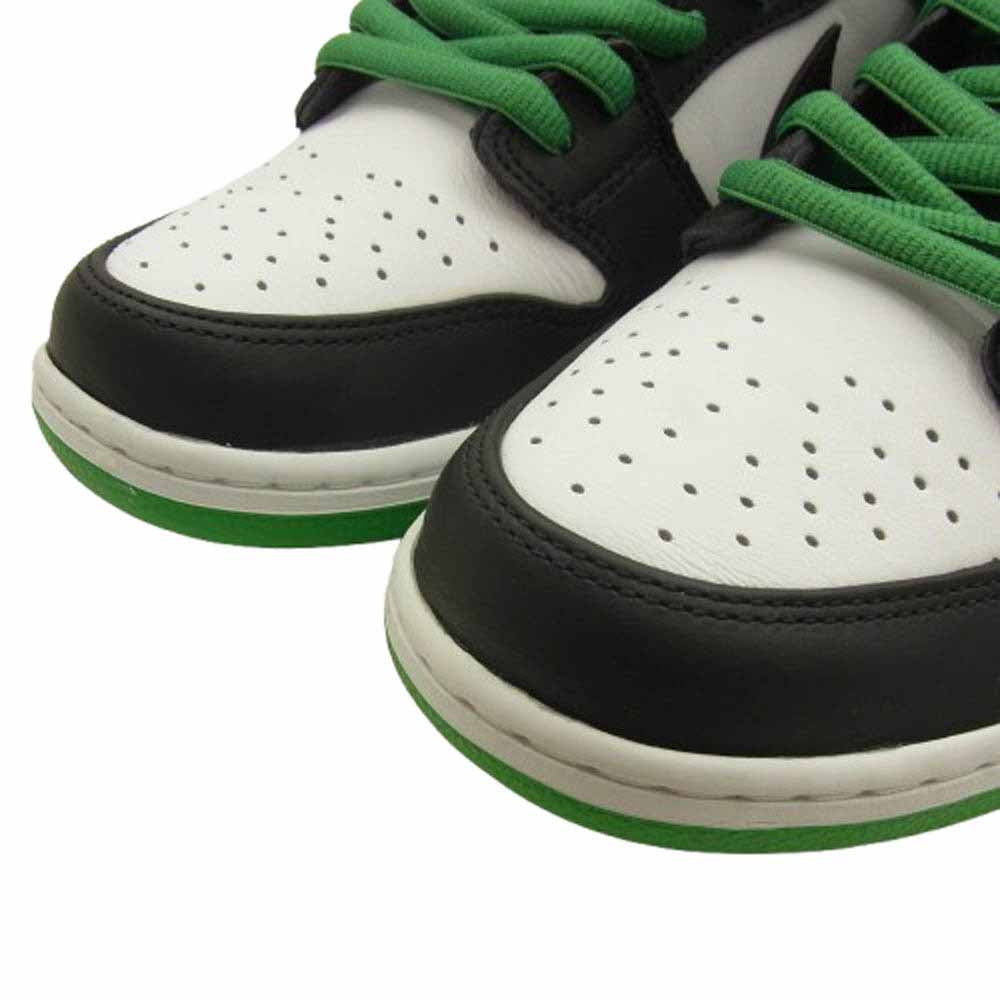 NIKE ナイキ BQ6817-302 SB Dunk Low Pro Black and Classic Green ダンク ロー プロ ブラック アンド クラシックグリーン スニーカー グリーン系 28.5cm【新古品】【未使用】【中古】
