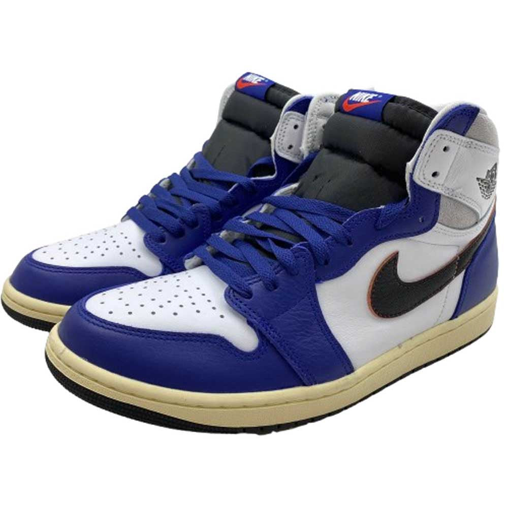 NIKE ナイキ DZ5485-100 Air Jordan 1 High OG Rare Air Deep Royal Blue エアジョーダン1 ハイ OG レアエア ディープ ロイヤルブルー スニーカー ブルー系 ホワイト系 28.5cm【極上美品】【中古】