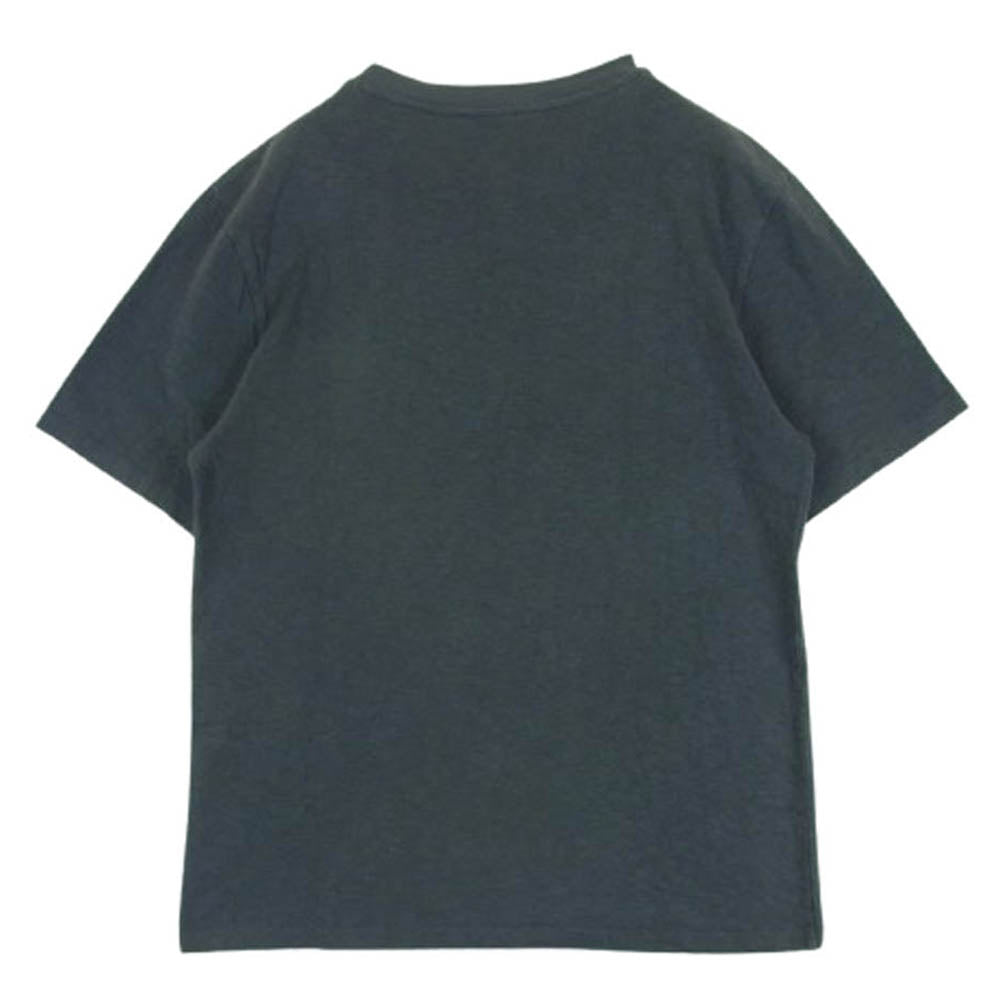 LOEWE ロエベ 18AW H6199720CR Charles Mackintosh ポートレート プリント レザーパッチ Tシャツ 半袖 カットソー ポルトガル製 グレー系 M【中古】