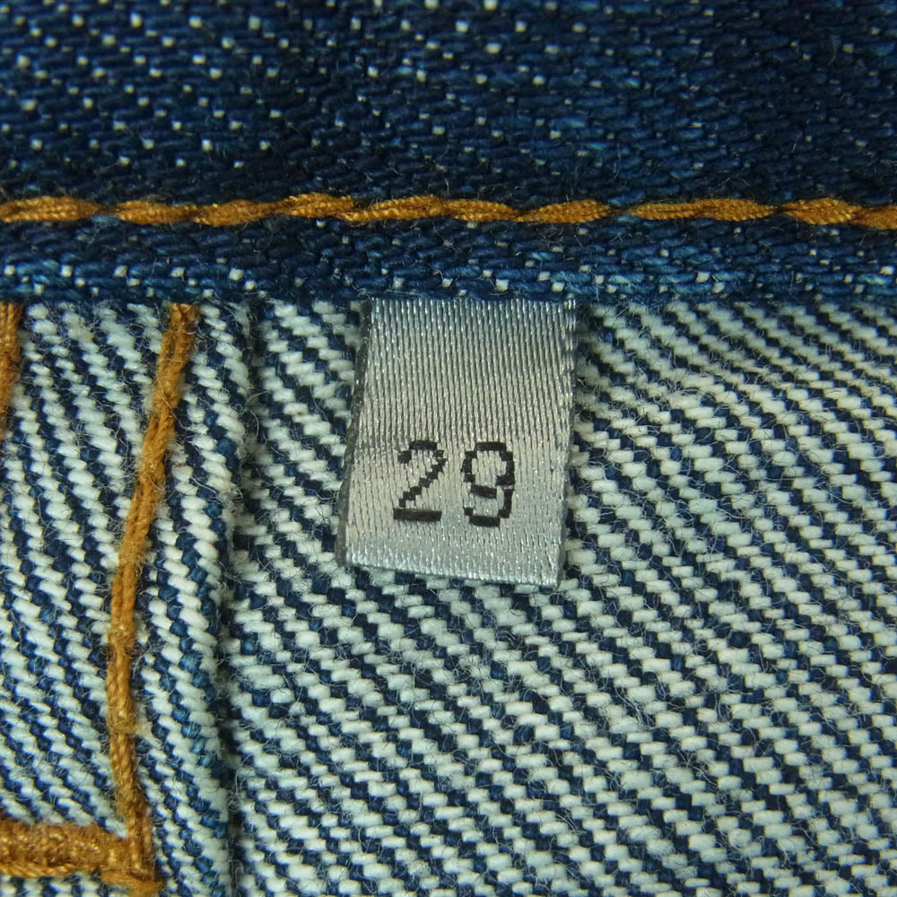 DIOR HOMME ディオールオム ボタンフライ リジッド ストレート デニム パンツ 日本製 インディゴブルー系 29【中古】