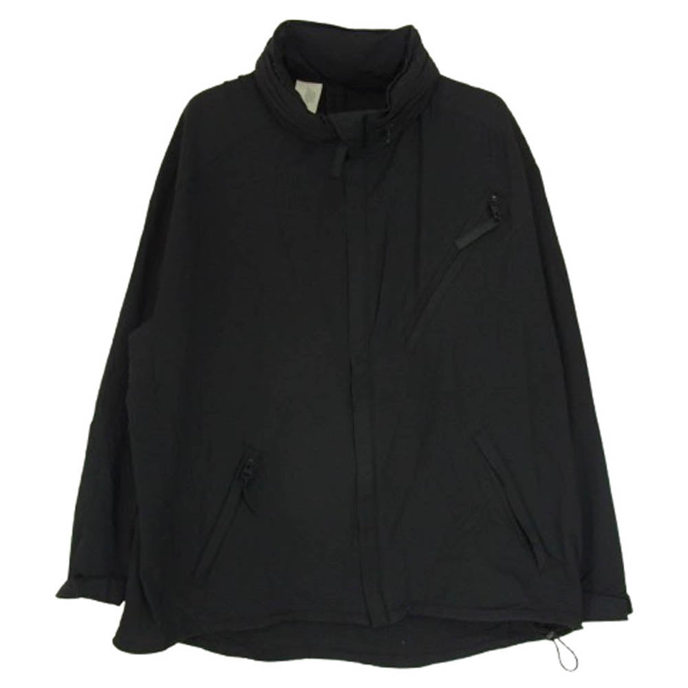 N.HOOLYWOOD エヌハリウッド 15SS 951-BL01 WILDTHINGS ワイルドシングス PERTEX BLOUSON パーテックス スタンドカラー ブルゾン ジャケット ブラック系 38【中古】