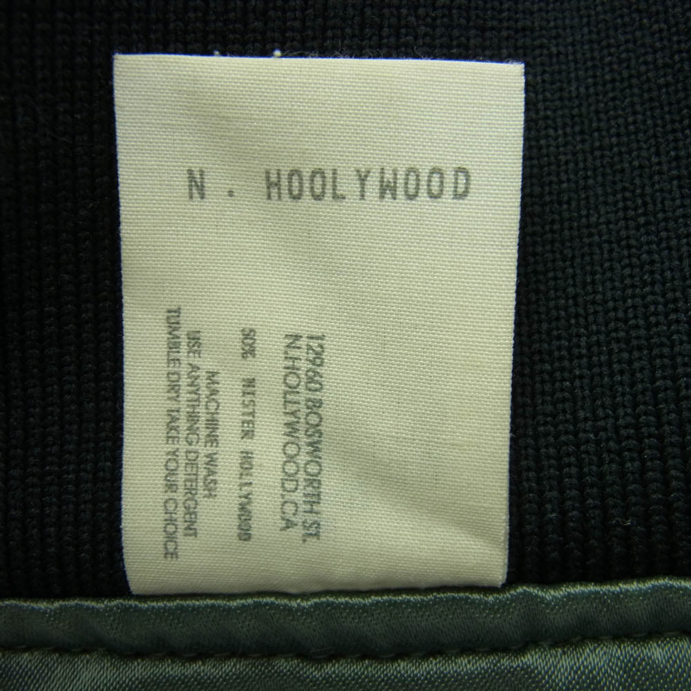 N.HOOLYWOOD エヌハリウッド 17SS 971-BL02 L-2B JACKET SPECIAL フライトジャケット ブルゾン MA-1 ブラック系 4【中古】