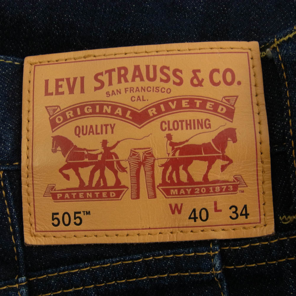 JUNYA WATANABE COMME des GARCONS MAN ジュンヤワタナベコムデギャルソンマン 14AW WN-P201 × Levi's リーバイス 再構築 505 デニムパンツ インディゴブルー系 XS【中古】