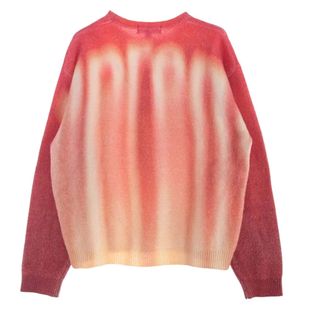 Supreme シュプリーム 23AW Blurred Logo Sweater ブラードロゴ ウール セーター ピンク系 レッド系 S【中古】