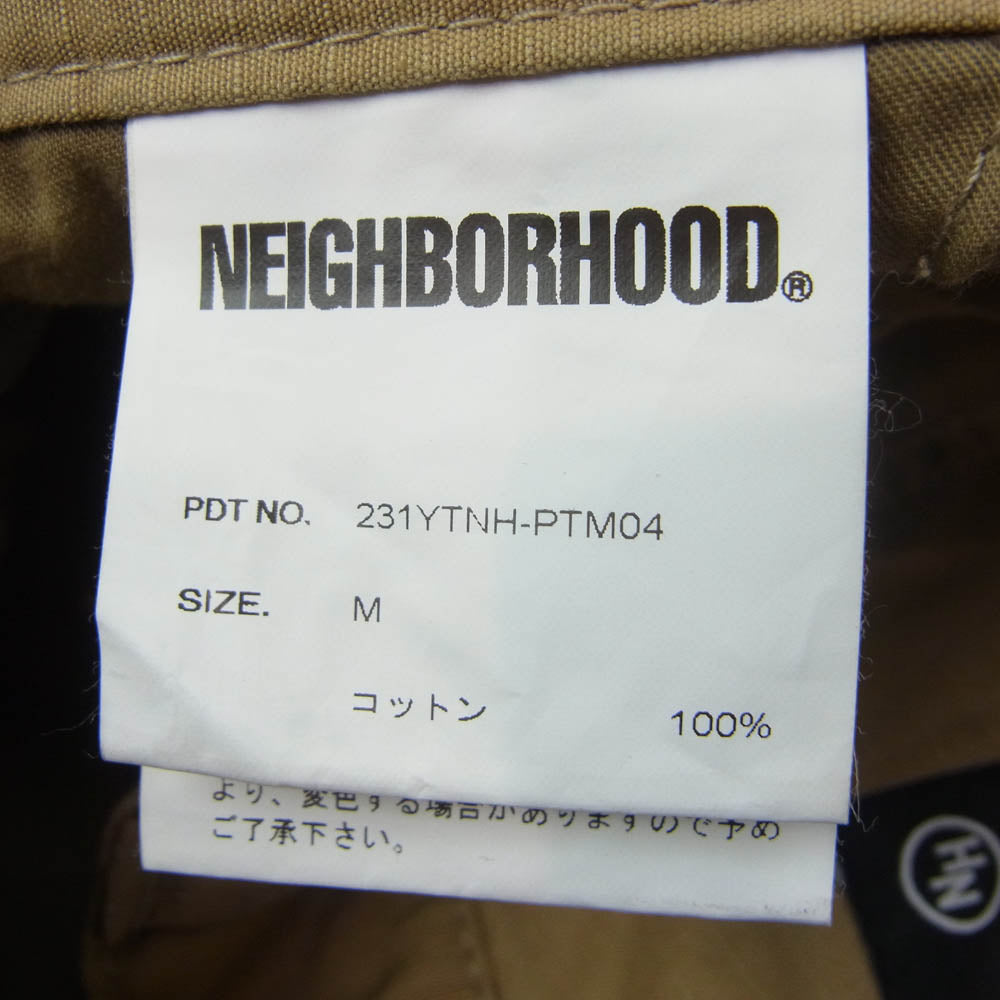 NEIGHBORHOOD ネイバーフッド 23SS 231YTNH-PTM04 WIDE CARGO SHORT PANTS ワイド カーゴ ショーツ ベージュ系 M【中古】