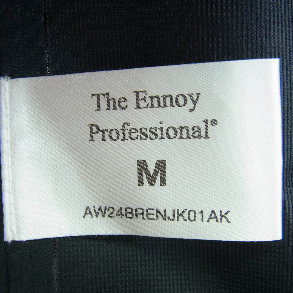 The Ennoy Professional ザ エンノイ プロフェッショナル AW24BRENJK01AK 3Layer Shell Jacket 3レイヤー シェル ジャケット ブラック系 M【中古】