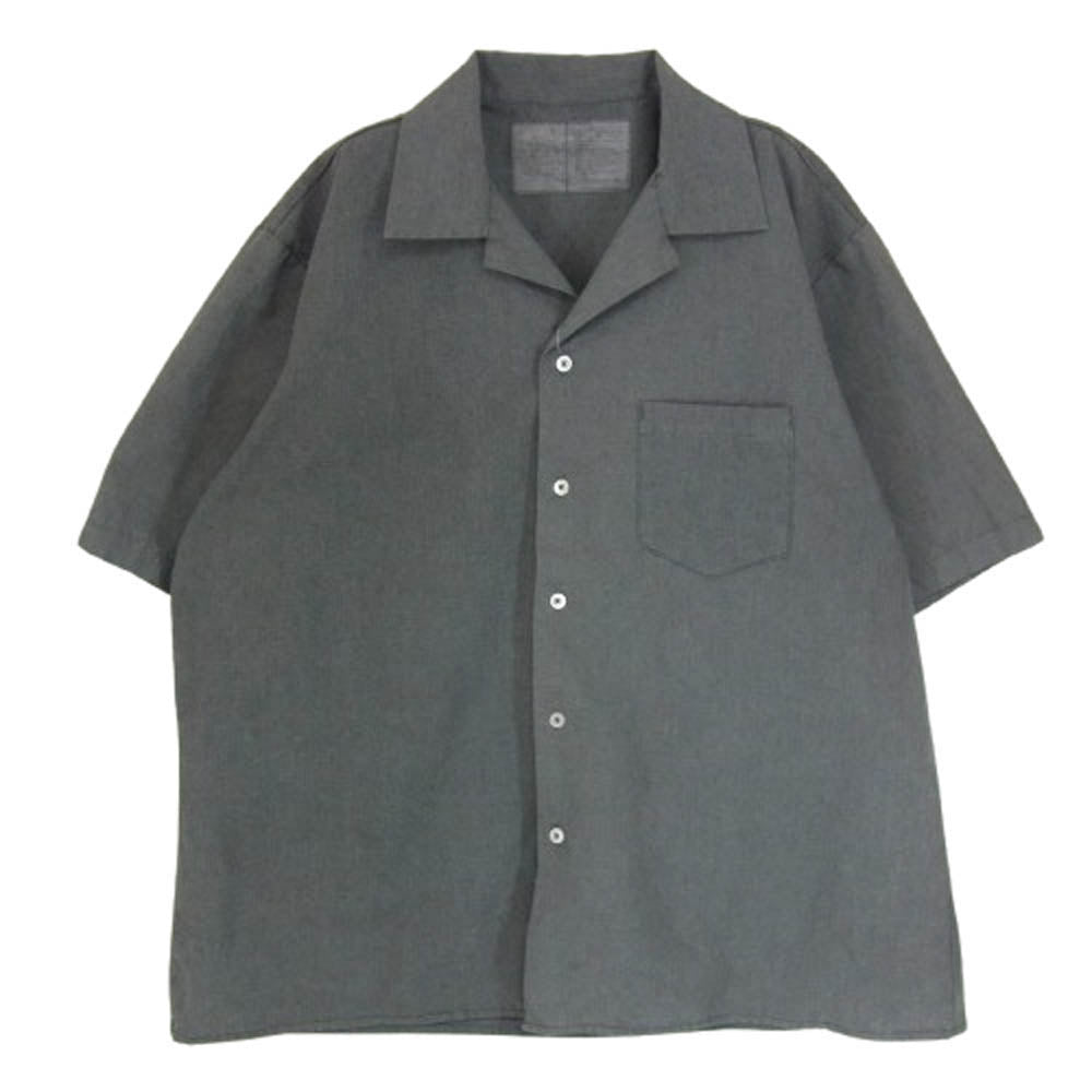 ユーエス ミリタリー 8415-00-117-7487 General Purpose Smock ジェネラルパーパス スモック 開襟 ミリタリー オープンカラー シャツ グレー系 XL【中古】