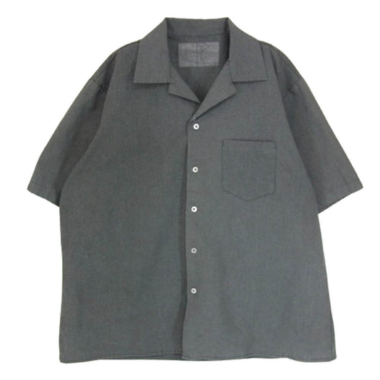 ユーエス ミリタリー 8415-00-117-7487 General Purpose Smock ジェネラルパーパス スモック 開襟 ミリタリー オープンカラー シャツ グレー系 XL【中古】