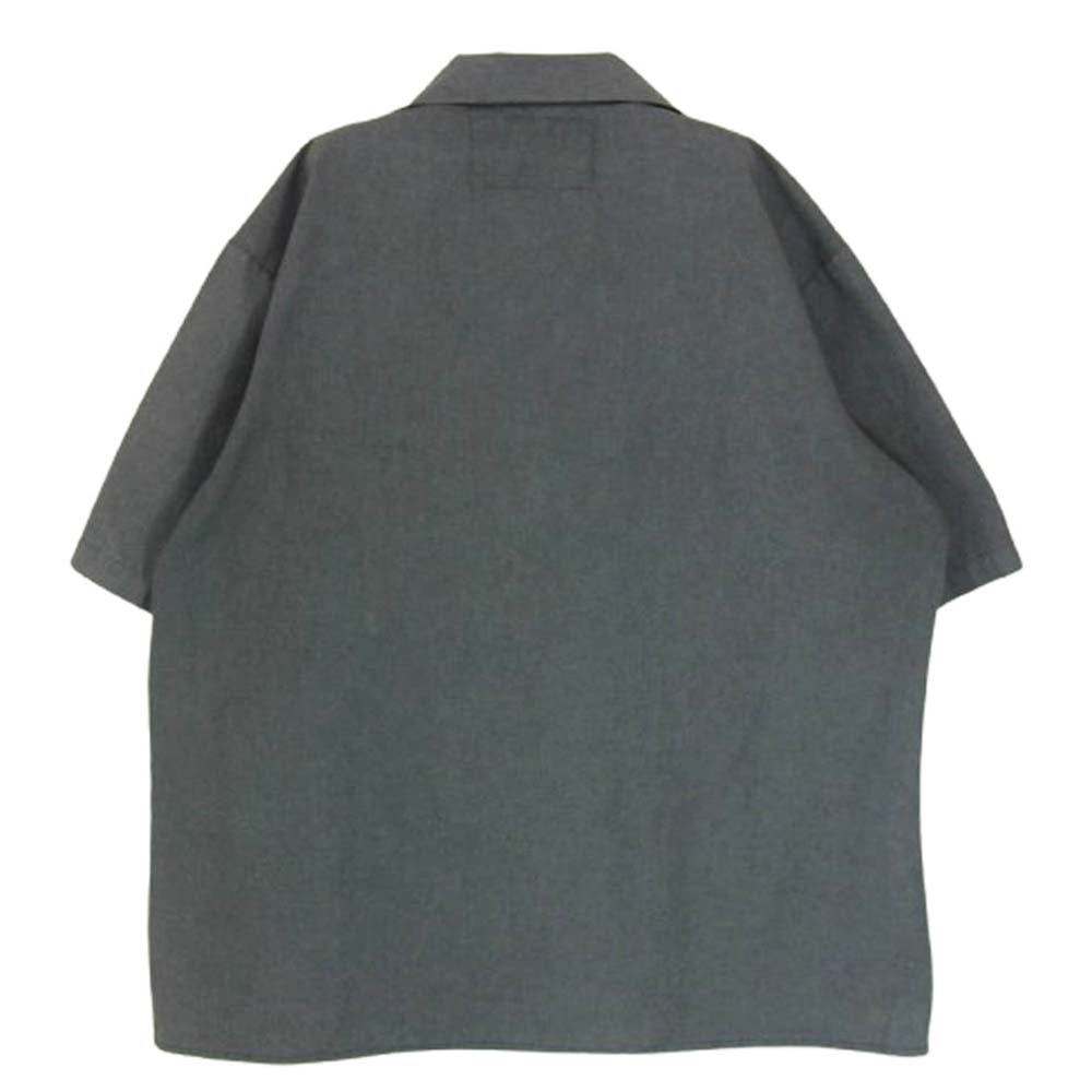 ユーエス ミリタリー 8415-00-117-7487 General Purpose Smock ジェネラルパーパス スモック 開襟 ミリタリー オープンカラー シャツ グレー系 XL【中古】