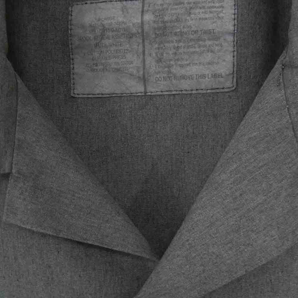 ユーエス ミリタリー 8415-00-117-7487 General Purpose Smock ジェネラルパーパス スモック 開襟 ミリタリー オープンカラー シャツ グレー系 XL【中古】