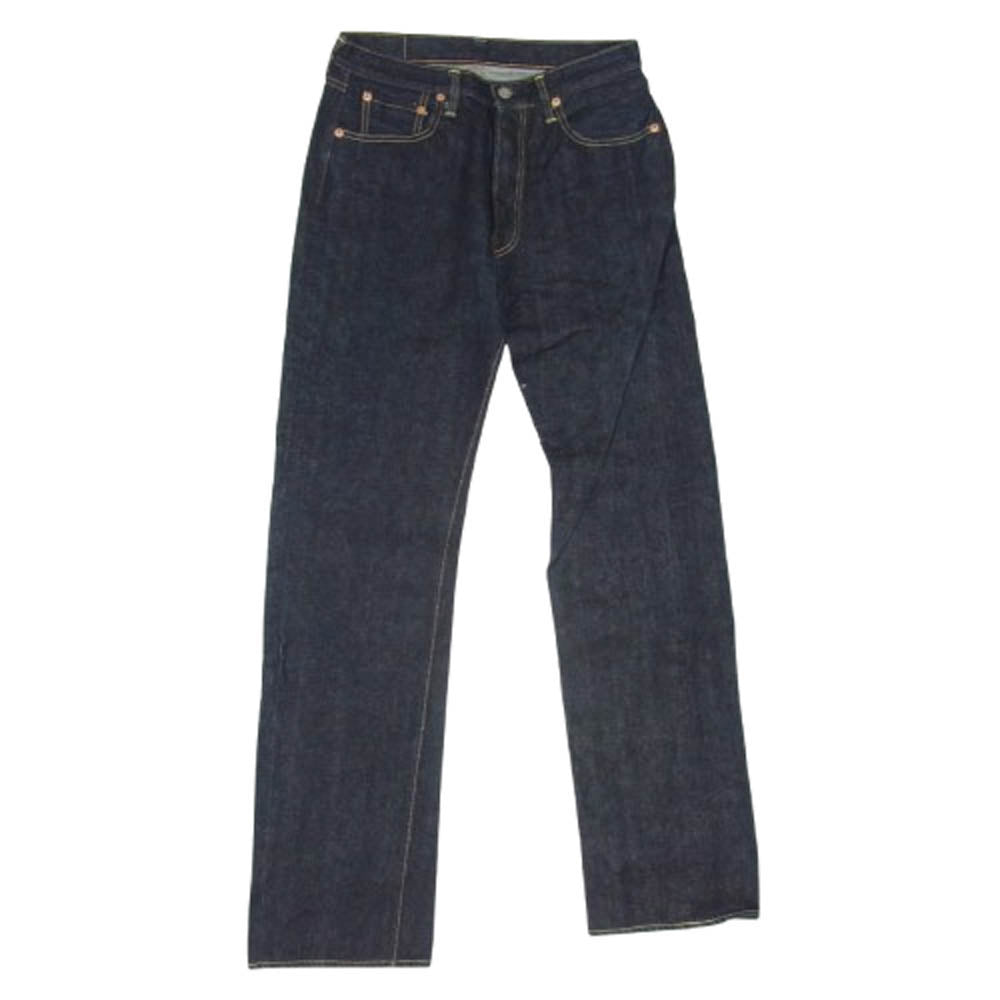 The REAL McCOY'S ザリアルマッコイズ 001XX ボタンフライ セルビッチ デニムパンツ インディゴブルー系 31【中古】