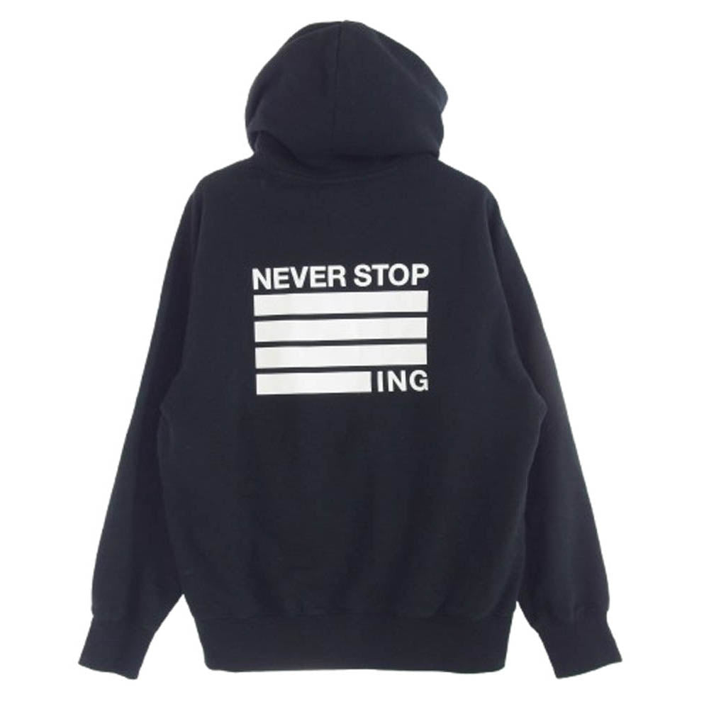 THE NORTH FACE ノースフェイス NT62333 NEVER STOP ING Hoodie ネバーストップ アイエヌジー フーディ プルオーバーパーカー ブラック系 L【中古】
