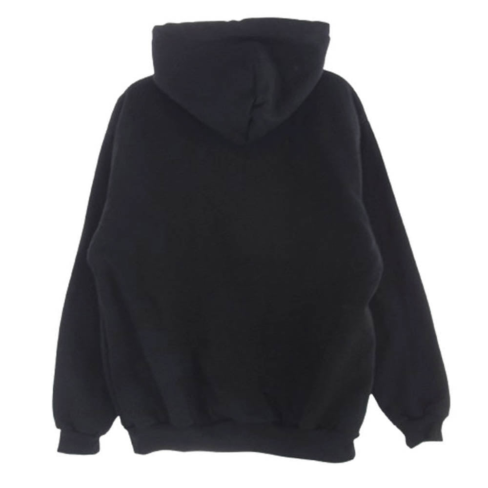 セブンハンドレッドフィル Embroidered Small Logo Hoodie ロゴ 刺繍 プルオーバー フーディ パーカー ブラック系 M【中古】