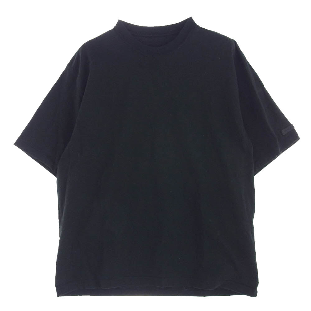 The Ennoy Professional ザ エンノイ プロフェッショナル 23SS SS23BRENCT01NTL ラバーロゴ Tシャツ 半袖カットソー ブラック系 M【中古】