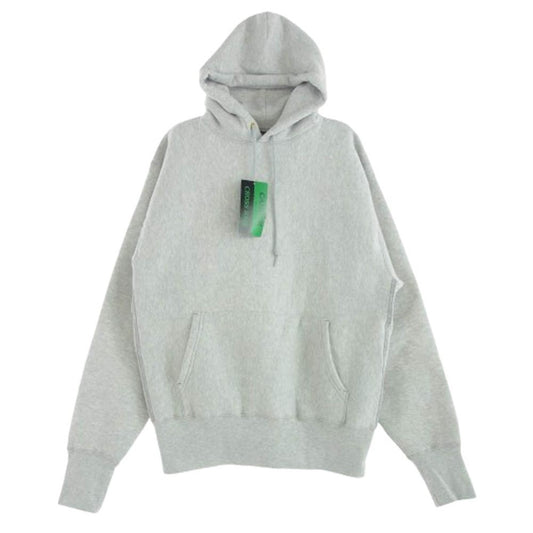 キャンバー 1005185 240008 CROSS KNIT PULLOVER HOODED PARKA クロスニット プルオーバー フーディ パーカー グレー系 ホワイト系 L【美品】【中古】