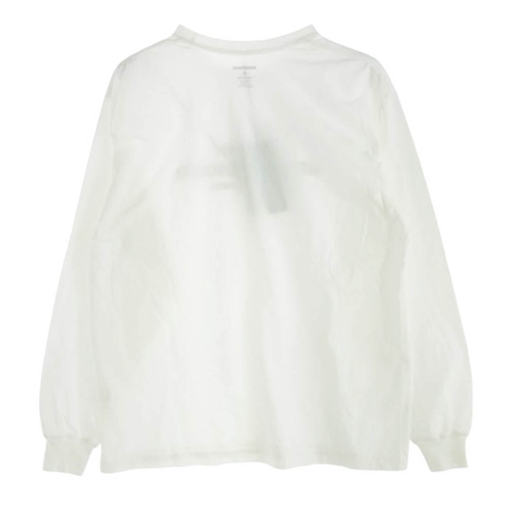 NEIGHBORHOOD ネイバーフッド TYPEURBAN GARMENT SUPPORT ロゴプリント 長袖カットソー ホワイト系 M【中古】