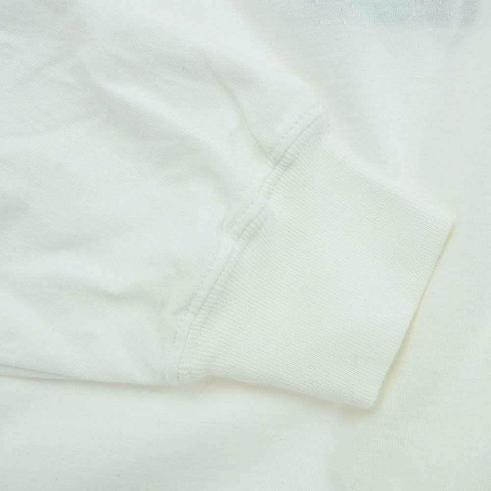 NEIGHBORHOOD ネイバーフッド TYPEURBAN GARMENT SUPPORT ロゴプリント 長袖カットソー ホワイト系 M【中古】