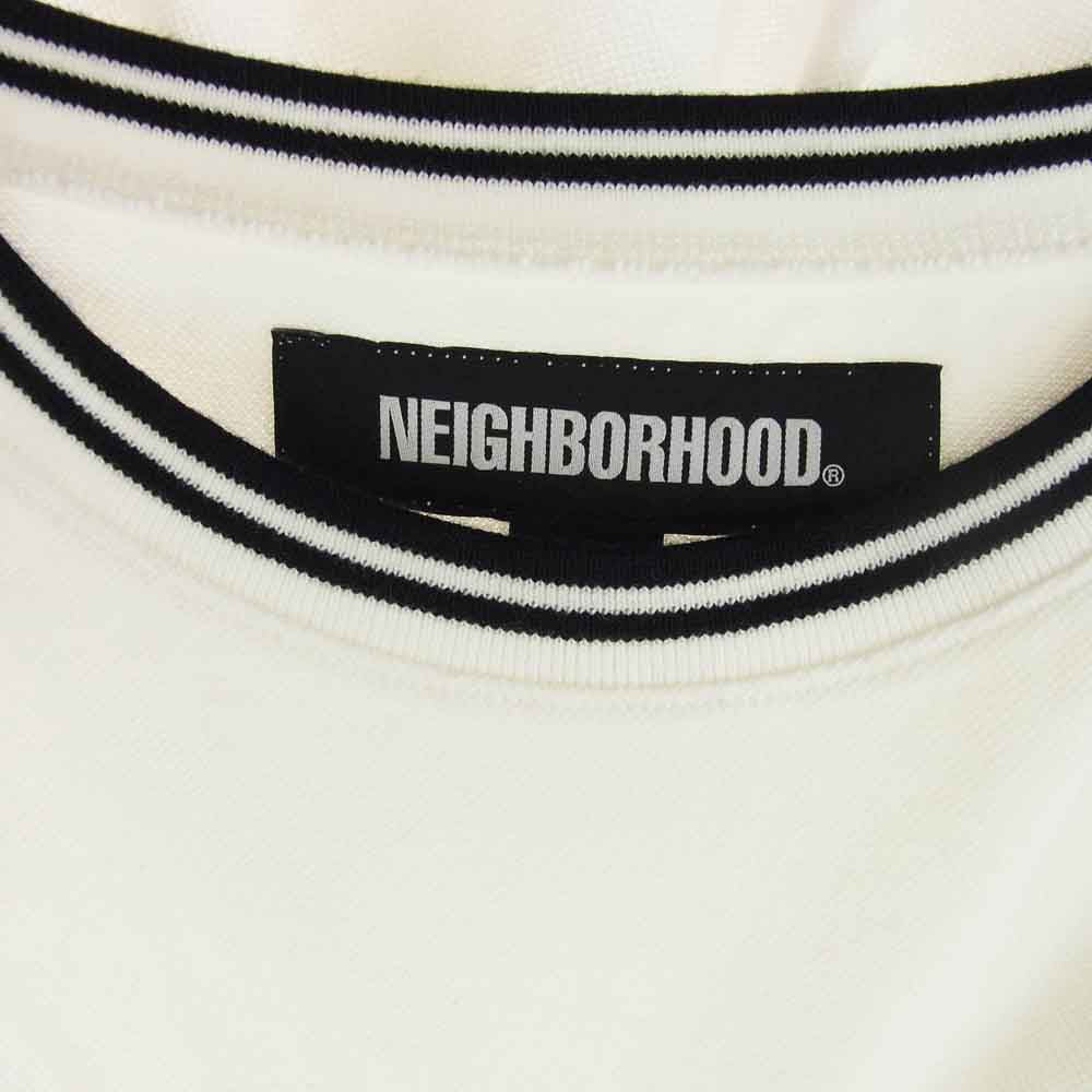 NEIGHBORHOOD ネイバーフッド 24SS 241YANH-CSM02 ロゴプリント Tシャツ 半袖カットソー ホワイト ホワイト系 M【中古】