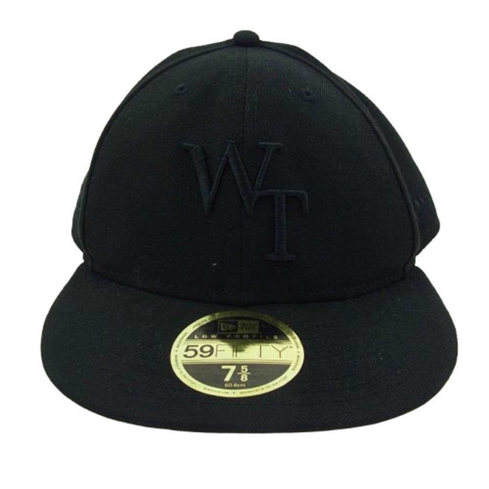 WTAPS ダブルタップス × NEWERA ニューエラ LOW PROFILE CAP ロー プロフィール キャップ ロゴ刺繍 帽子 ブラック系【中古】