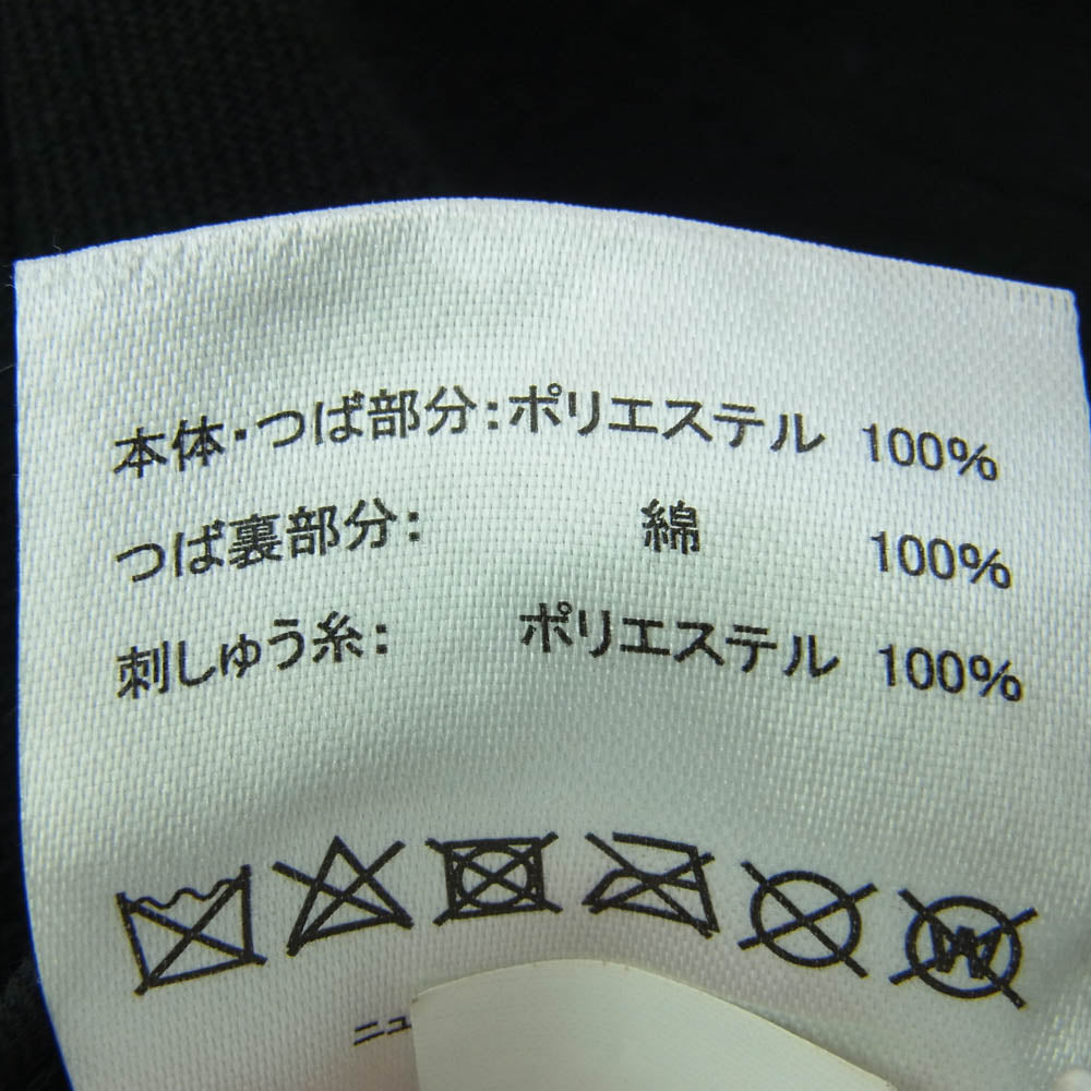 WTAPS ダブルタップス × NEWERA ニューエラ LOW PROFILE CAP ロー プロフィール キャップ ロゴ刺繍 帽子 ブラック系【中古】