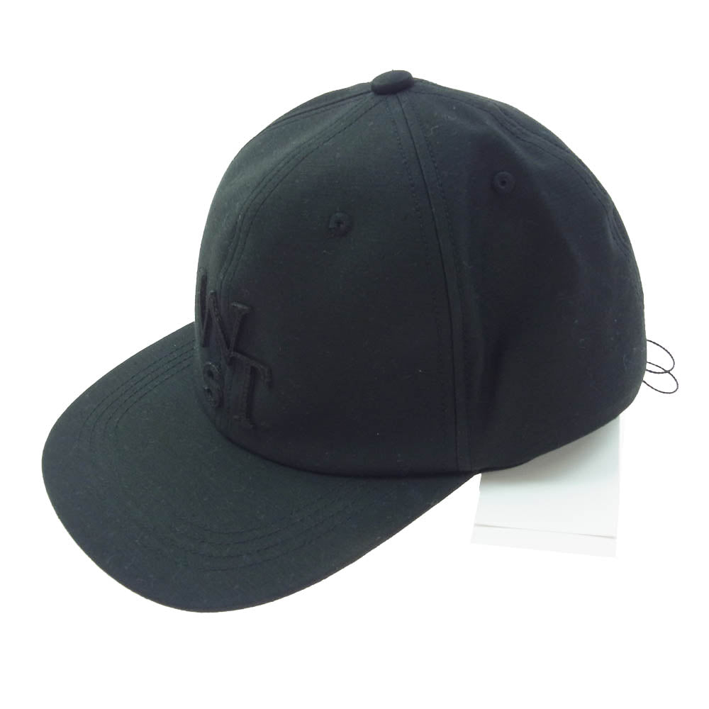 Sacai サカイ 25SS 25-0931S × WTAPS ダブルタップス Cotton Back Satin Cap コットン バック サテン キャップ 帽子 ブラック系【極上美品】【中古】