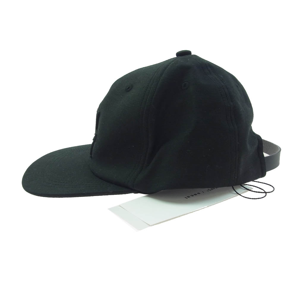 Sacai サカイ 25SS 25-0931S × WTAPS ダブルタップス Cotton Back Satin Cap コットン バック サテン キャップ 帽子 ブラック系【極上美品】【中古】