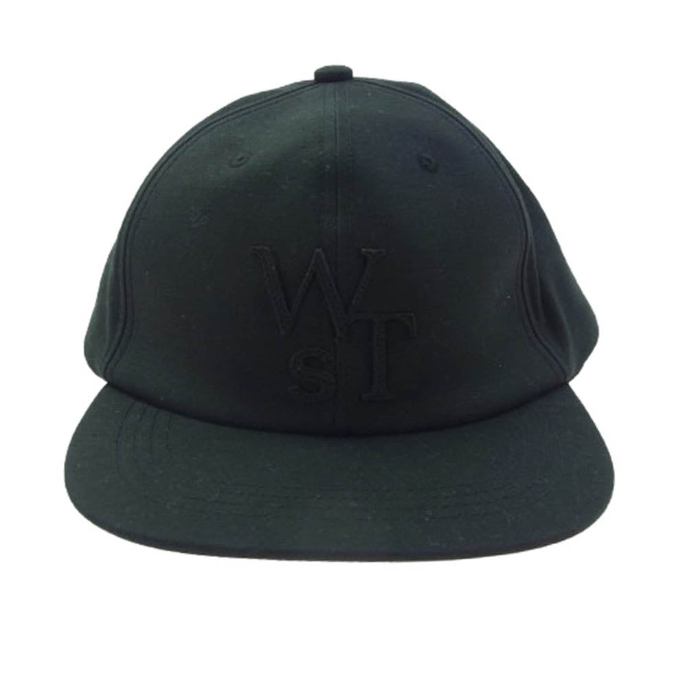 Sacai サカイ 25SS 25-0931S × WTAPS ダブルタップス Cotton Back Satin Cap コットン バック サテン キャップ 帽子 ブラック系【極上美品】【中古】