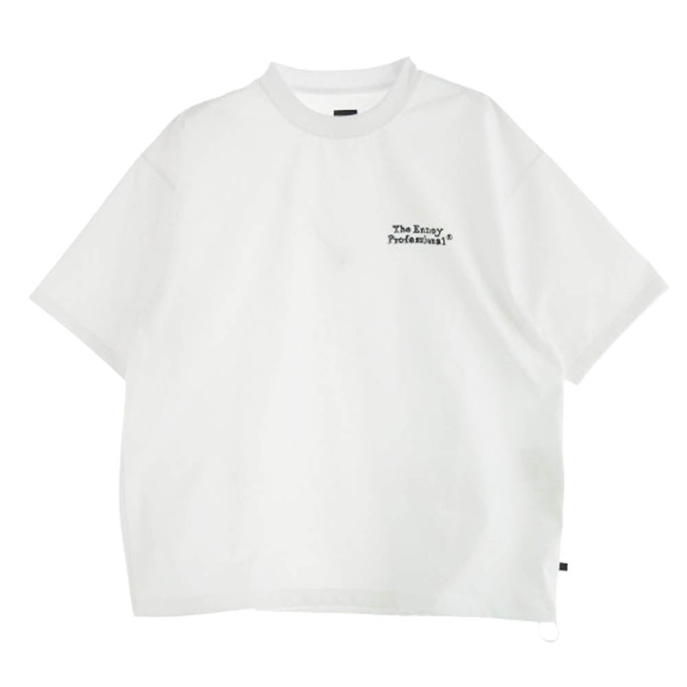 The Ennoy Professional ザ エンノイ プロフェッショナル BE-37023 × DAIWA PIER39 ダイワピア Drawstring Tee ロゴ刺繍 Tシャツ 半袖 カットソー ホワイト系 M【中古】