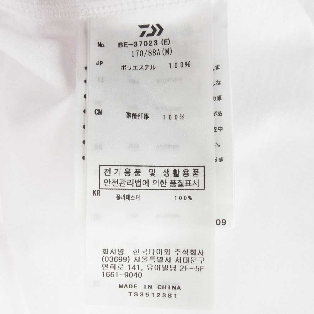 The Ennoy Professional ザ エンノイ プロフェッショナル BE-37023 × DAIWA PIER39 ダイワピア Drawstring Tee ロゴ刺繍 Tシャツ 半袖 カットソー ホワイト系 M【中古】