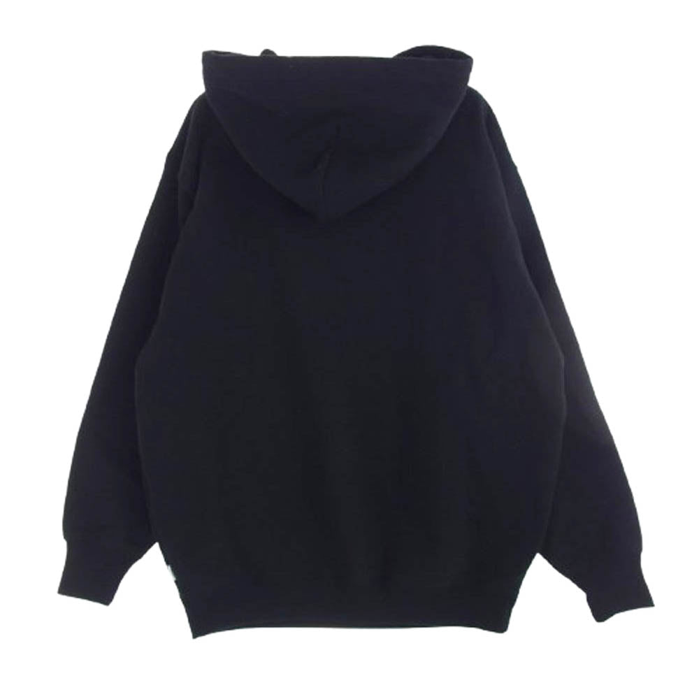 WTAPS ダブルタップス 24SS 241ATDT-CSM04 Academy Hoody Cotton College アカデミー コットン フーディ プルオーバーパーカー ブラック系 2【中古】