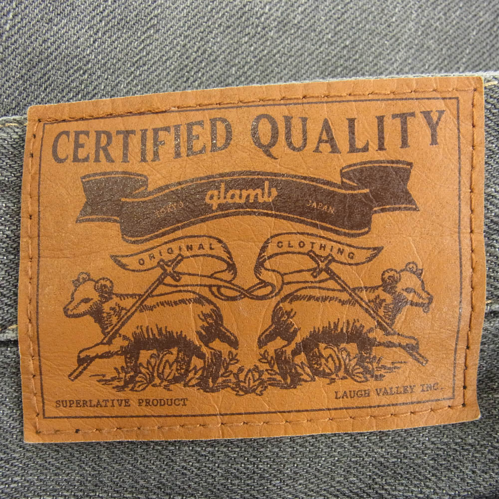 グラム GB0218/P17 Vickey denim ヴィッキー デニム サイドライン パンツ グレー系 1【中古】