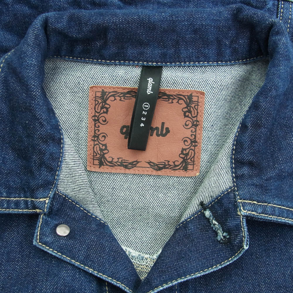 グラム GB09SP/JKT05 2nd デニム ジャケット インディゴブルー系 1【中古】