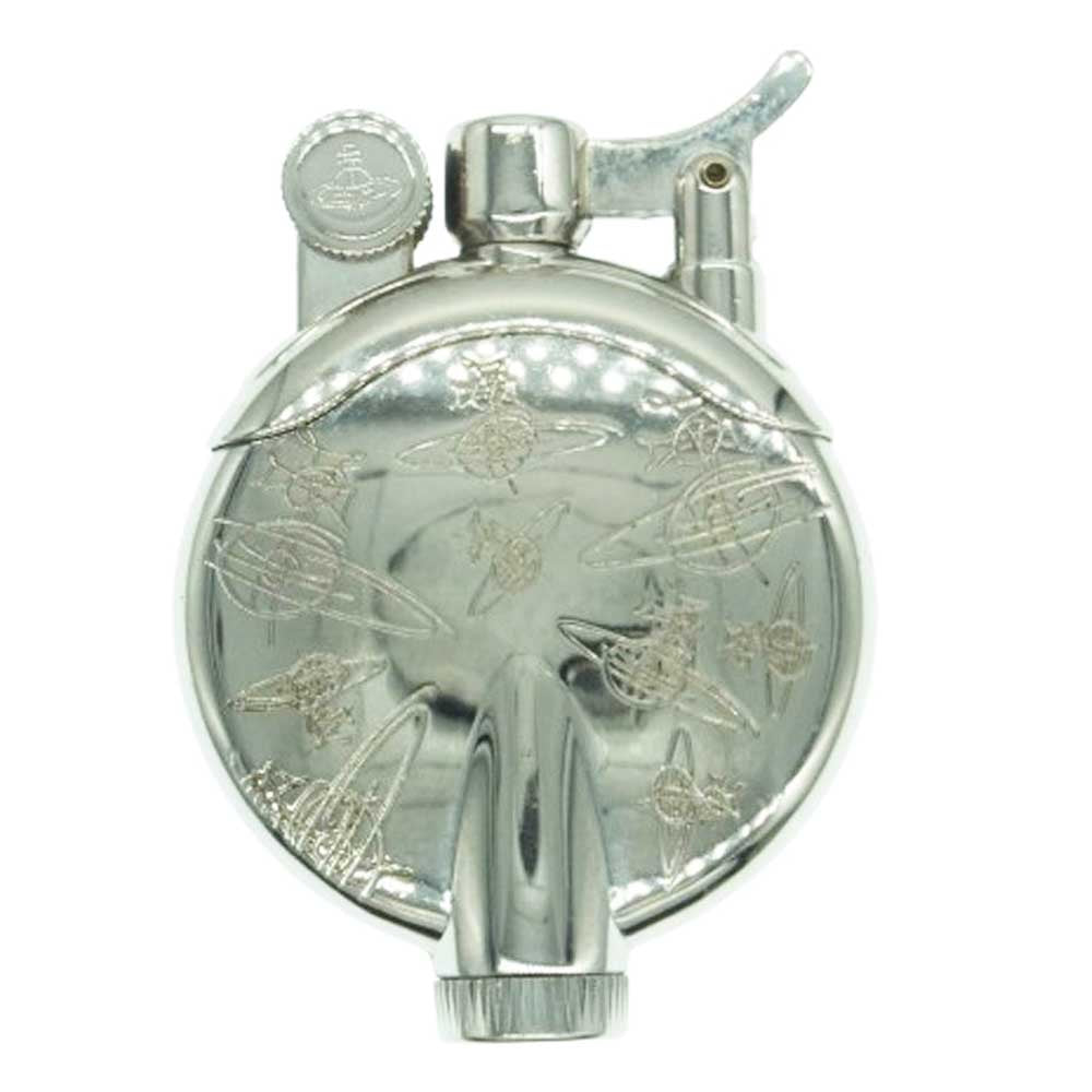 Vivienne Westwood ヴィヴィアンウエストウッド ORB オーブデザイン タンク型 オイル ライター シルバー系【中古】