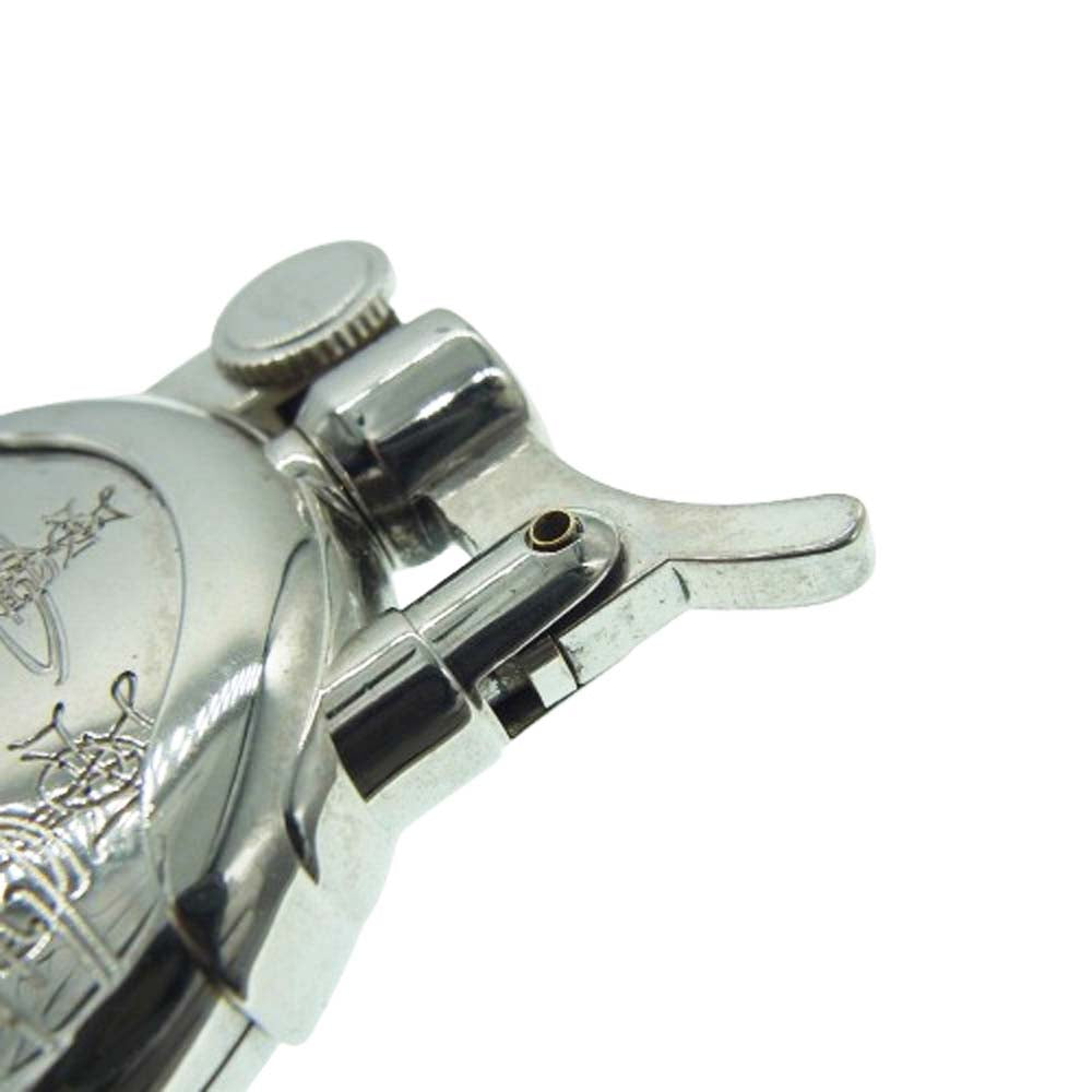 Vivienne Westwood ヴィヴィアンウエストウッド ORB オーブデザイン タンク型 オイル ライター シルバー系【中古】