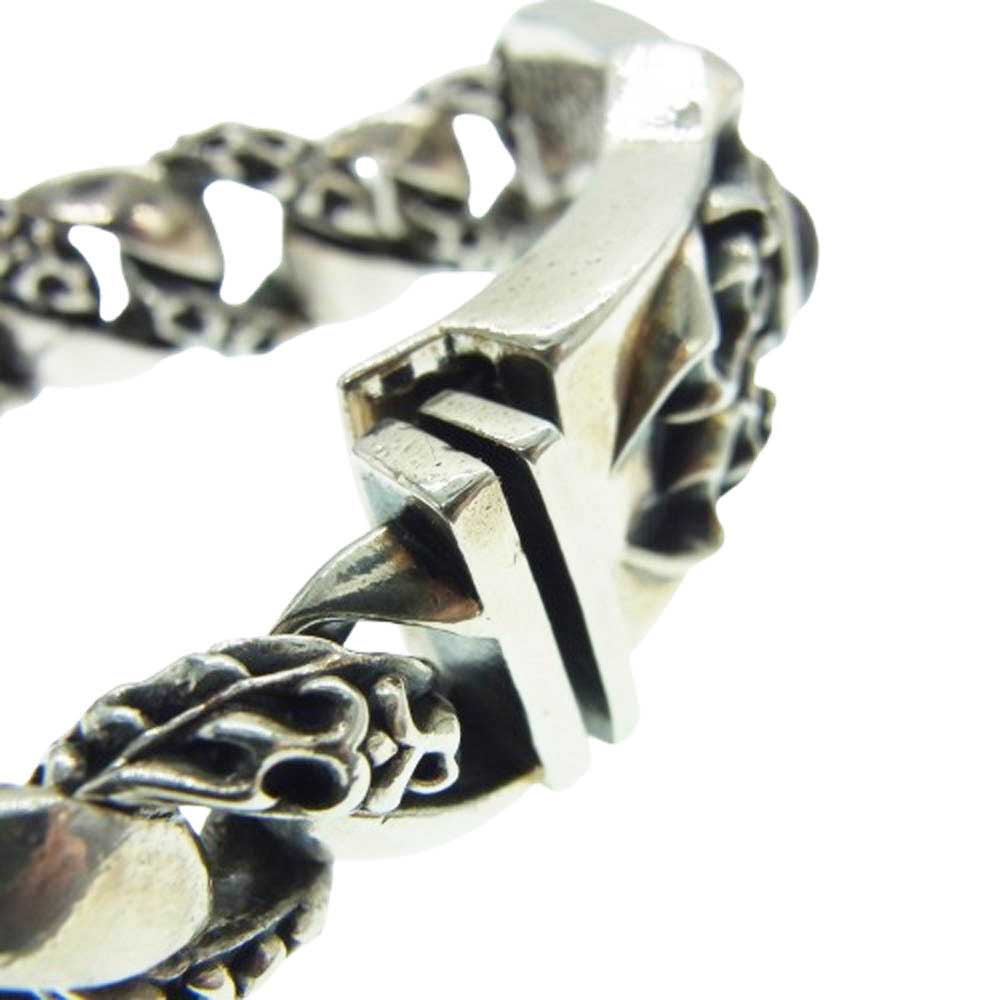 William Walles ウィリアムウォレス WWSB-7845 Tribal Relic Bracelet トライバルレリーフ IDブレスレット w/アメジスト シルバー系【中古】
